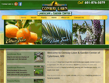 Tablet Screenshot of conwaylawn.com